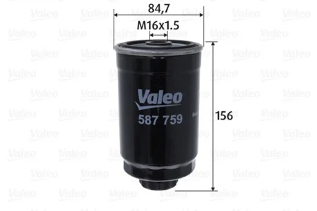 Фільтр паливний Valeo 587759