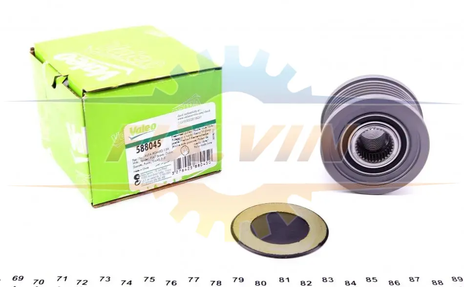 Шків генератора Fiat Doblo 1.6/2.0D Multijet 10-, 6PK VALEO Valeo 588045 (фото 1)