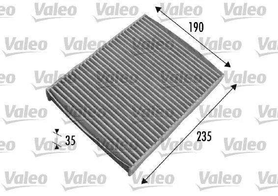 Фільтр салону FORD/MAZDA Fiesta/2 "1,2-2,0 "01-12 Valeo 698693 (фото 1)