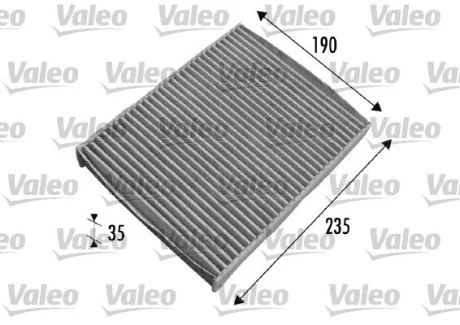 Фільтр салону FORD/MAZDA Fiesta/2 "1,2-2,0 "01-12 Valeo 698693