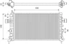 VALEO OPEL Радіатор сист. охолодження двиг. Astra G 1.6 02- Valeo 701368 (фото 1)