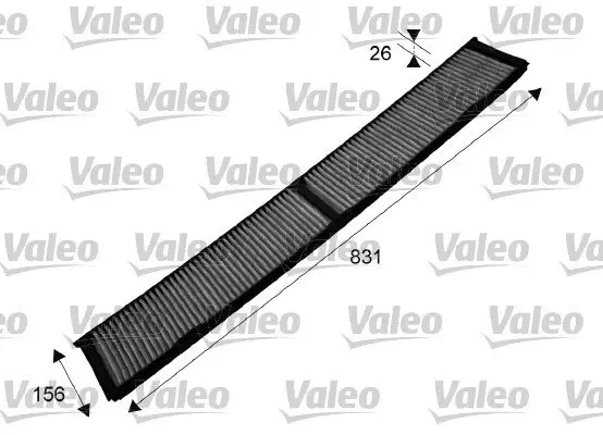 Фільтр салону BMW 1/3/X1 "1,6-3,0 "04-15 Valeo 715503 (фото 1)