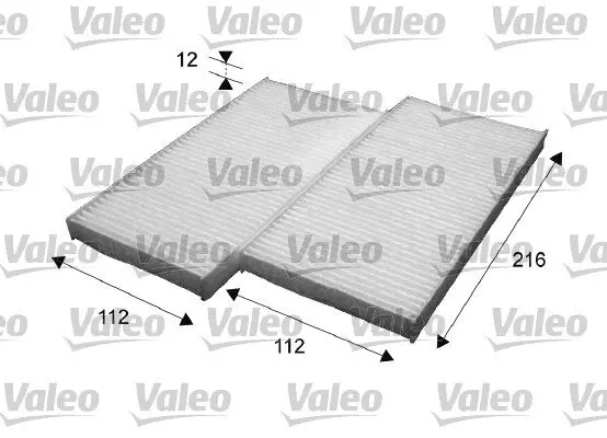 Фільтр салону HYUNDAI/KIA Tucson/Sportage "2,0-3,3 "02-11 Valeo 715639 (фото 1)