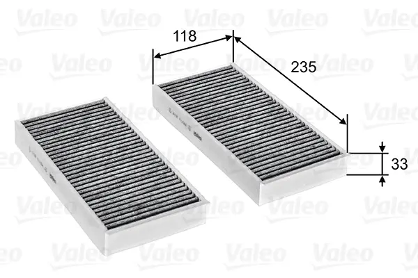 Фільтр салону BMW/MINI 2/Cooper "0,0-2,0 "13>> Valeo 715811 (фото 1)
