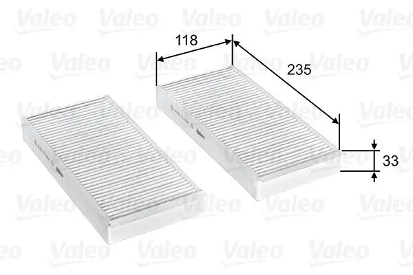 Фільтр салону BMW/MINI 2/Cooper "0,0-2,0 "13>> Valeo 715812 (фото 1)