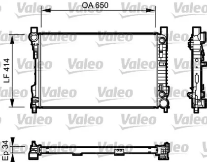 Теплообменник Valeo 732743