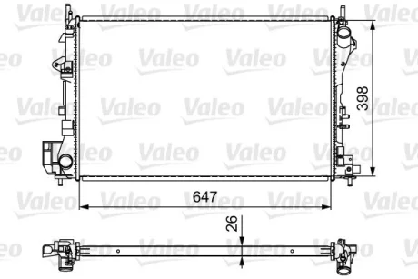 Теплообменник Valeo 732877