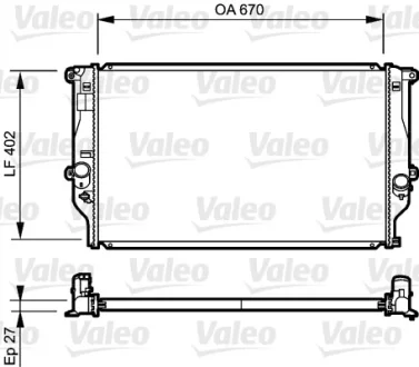 Теплообменник Valeo 735216