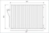 Радіатор кондиціонера BMW 7 (F01/F02/F03/F04) 4.4 05-15 Valeo 812879 (фото 1)