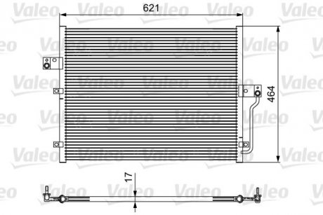 Радіатор кондиціонера Valeo 814441