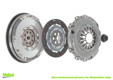 Зчеплення компл. + DMF CITROEN/OPEL/PEUGEOT C3/C4/Partner/2008/208/308 \'\'1,2 \'\'14>> Valeo 837123 (фото 1)