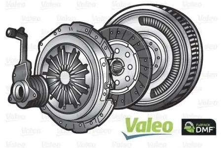 Зчеплення компл. + DMF VAG A3/TT/Caddy/Golf/Jetta/Passat/Sharan/Tiguan "2,0TDI "03>> Valeo 837405