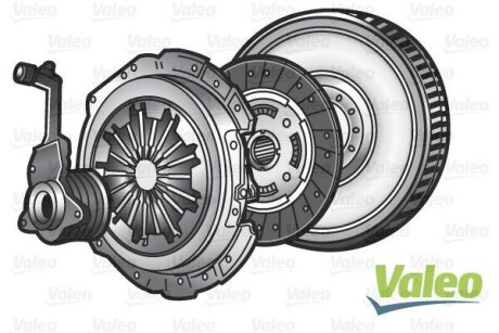 Зчеплення компл. + DMF FORD C-Max/Focus/Galaxy/Kuga/Mondeo/S-Max &quot;2,0TDCi &quot;03-15 Valeo 845132 (фото 1)