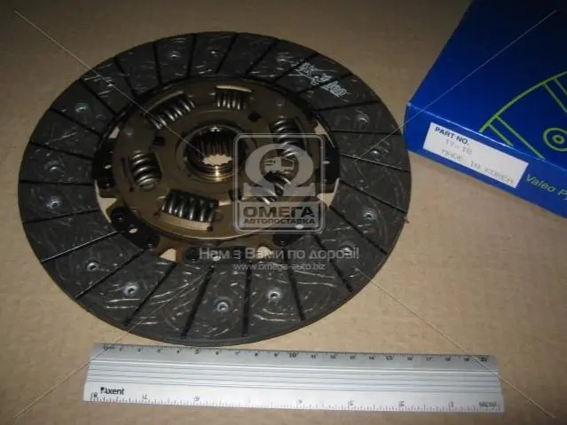 Диск зчеплення TOYOTA 3S-FE 4WD.4S-FE 4WD 87-,5M-G 81-86,2L,3L,3C 92-,1G-GT,3Y 84- 236*150*21*28.9 Valeo TY18 (фото 1)