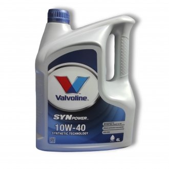 Масло моторное SYNPOWER 10W40 SW 4л VALVOLINE 872260 (фото 1)