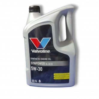 Олива моторна Synpower XL-III C3 5W30 5л VALVOLINE 872375