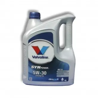 Олива моторна Synpower MST C3 5W30 4л VALVOLINE 872597 (фото 1)