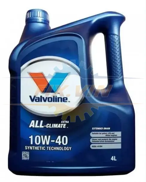 Олива моторна ALL CLIMATE 10W40 SW 4л VALVOLINE 872775 (фото 1)