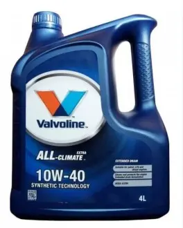 Масло моторное ALL CLIMATE 10W40 SW 4л VALVOLINE 872775