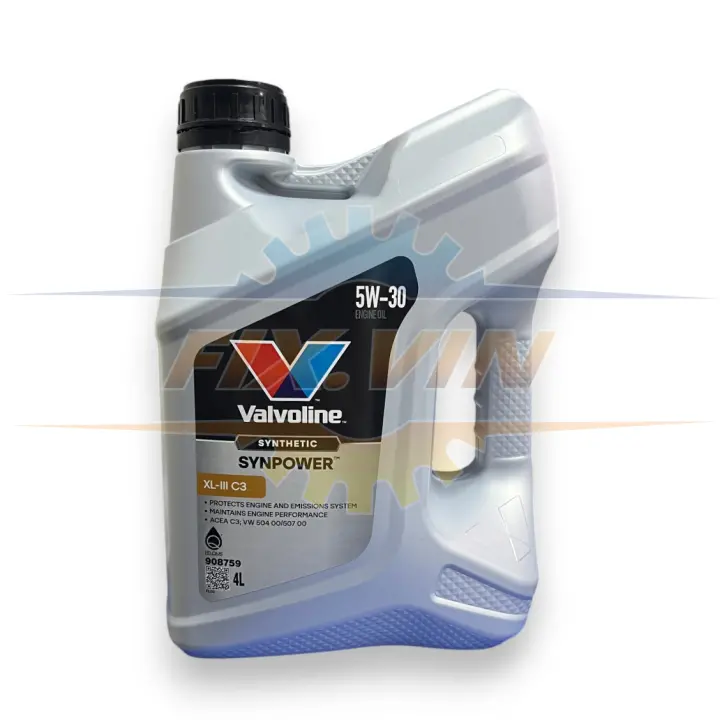 Олива моторна SYNPOWER XL-III C3 5W30 4/4 L SW 872373 VALVOLINE 908759 (фото 1)