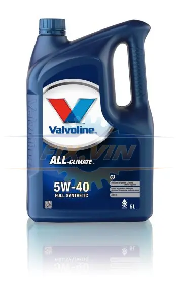 Моторна олива ALL CLIMATE (5L) 5W40 API CF SM SN ACEA C3 BMW LL-04 DEXOS 2 FORD M2C917 A MB 226.5 MB 229.31 PORSCHE A40 RENAULT RN 0700 RENAULT RN 0710 VW 505.00 VW 505.01 VALVOLINE ALL CLIMATE 5W40 C3 5L (фото 1)