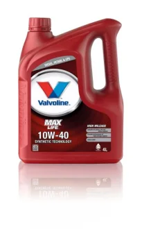 Моторна олива MAXLIFE (4L) 10W40 API CF SM SN ACEA A3 B4 MB 229.3 VALVOLINE MAXLIFE 10W40 4L