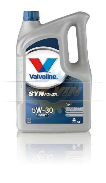 Моторна олива SYNPOWER (5L) 5W30 API CF SM SN ACEA C2 FIAT 9.55535 S1 PSA B71 2290 RENAULT RN 0700 VALVOLINE SYNPOWER C2 5W30 5L (фото 1)