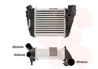 Інтеркулер AUDI A4 2.5D 01- (вир-во) Van Wezel 03004188 (фото 1)