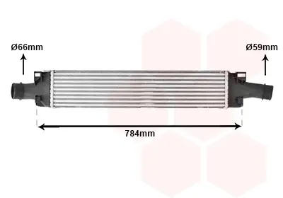 Інтеркулер Audi A4 2.0 TDSi 15+ Van Wezel 03014707 (фото 1)