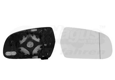Дзерк. вкладиш пра. SKODA SUPERB 09-13 (Hagus) Van Wezel 0338838