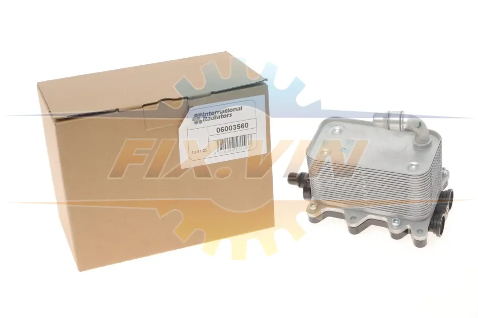 Радиатор масляный BMW E60/E65 AT (пр-во) Van Wezel 06003560 (фото 1)