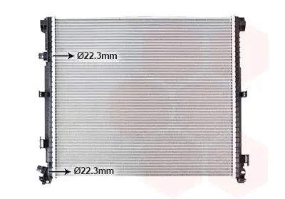 Радіатор охолодження BMW iX3/ X3/ X4 17 > 25 (вир-во) Van Wezel 06012741 (фото 1)