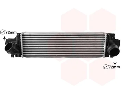 Інтеркулер BMW 1 F40/2 F45/ X1 15- (вир-во) Van Wezel 06014730