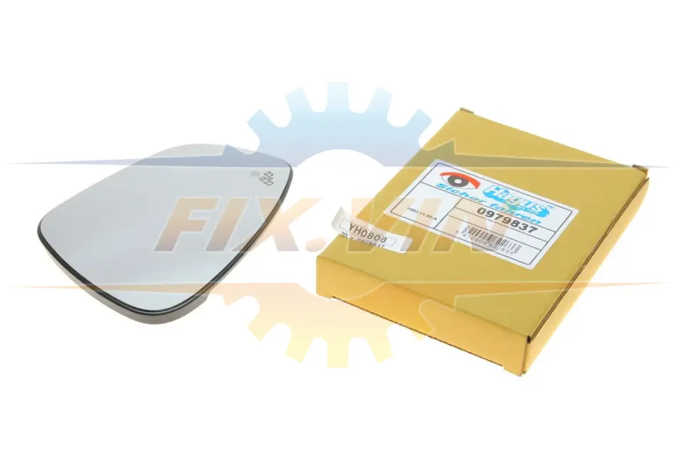 Скло дзеркала (з підігрівом) Citroen C3/C4/Opel Crossland 13- (L) VAN WEZEL Van Wezel 0979837 (фото 1)