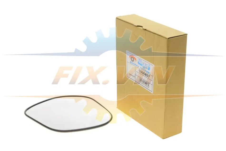 Скло дзеркала (з підігрівом) Citroen C-Crosser/Peugeot 4007 2.0/2.2 HDi/2.4 16V 07- (L) VAN WEZEL Van Wezel 0990837 (фото 1)
