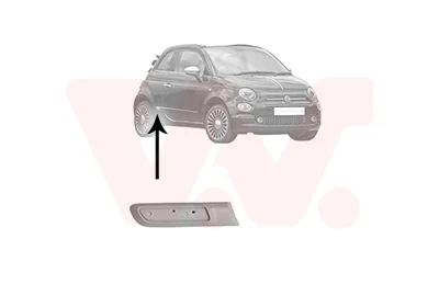Молдинг Right Rear Fiat 500 Van Wezel 1604430