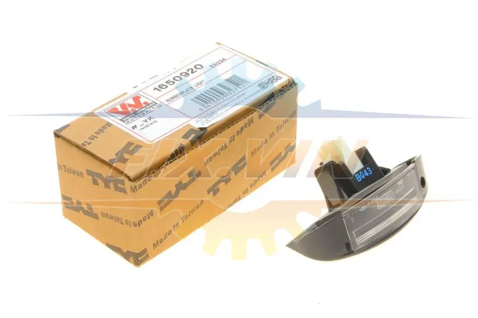 Підсвітка номера Fiat Ducato/Peugeot Boxer 94-11 VAN WEZEL Van Wezel 1650920 (фото 1)