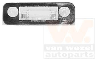 Фонарь подсветки номерного знака FORD FIESTA/FUSION/MONDEO Van Wezel 1825920