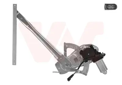 Склопідіймач (передній) Ford Transit 00-14 (R) (електро) (з моторчиком) Van Wezel 1898262 (фото 1)
