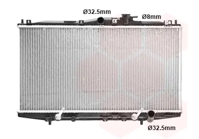 Радіатор охолодження двигуна ACCORD6 18i AT+-AC 98-02 Van Wezel 25002119 (фото 1)