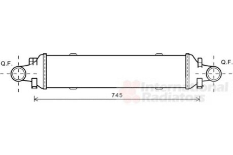 Інтеркулер MERCEDES SERIE 204/ CLAS/ GLK Van Wezel 30004593