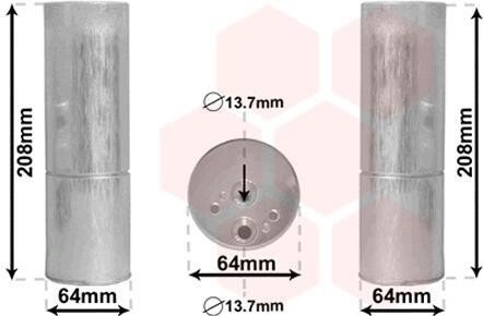 Осушувач кондиціонера Van Wezel 3000D053