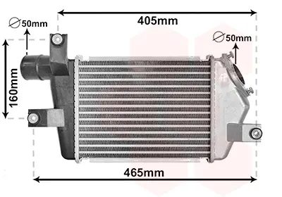 Інтеркулер MITSUBISHI L200/ PAJERO 07+ (вир-во) Van Wezel 32014702 (фото 1)