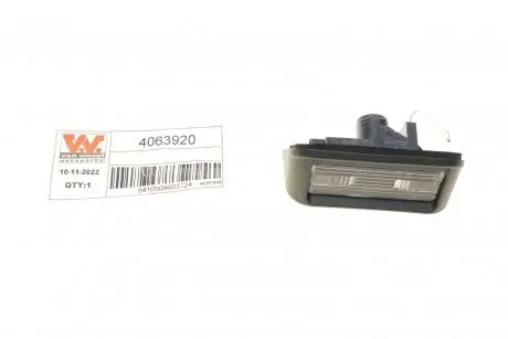 Підсвістка номерного знаку VAN WEZEL Van Wezel 4063920