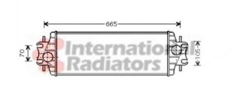 Интеркулер PRIMASTAR/ TRAFIC/ VIVARO Van Wezel 43004328
