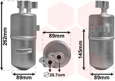 Осушитель кондиционера RENAULT SCENIC, MEGANE II (02-) Van Wezel 4300D330