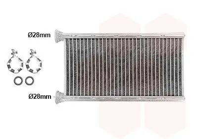 Радіатор обігрівача Subaru Forester 09+ Van Wezel 51016700 (фото 1)