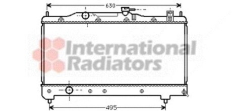 Радіатор AVENSIS 16/18 MT 98-00 Van Wezel 53002237