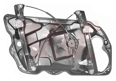 Склопідіймач (передній) VW Passat 05-10 (R) (електро) (без моторчика)(з пластиною) Van Wezel 5740262 (фото 1)