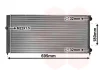 Радиатор охлаждения двигателя GOLF3/VENTO AT/MT 91-98 Van Wezel 58002109 (фото 1)